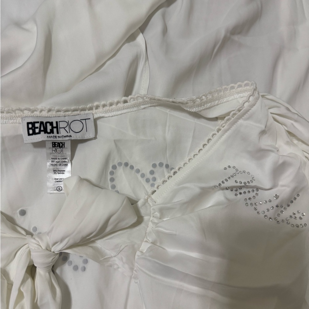 Beach Riot Shiloh bride wrap cover up size small - Picture 4 of 6